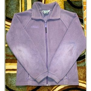 Columbia Lavender Fleece Full Zipper Jacket Youth Size XL (18-20)